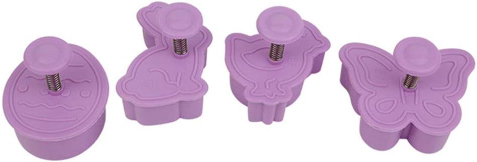 Mrisata Easter Animal Shape Cookie Cutter Set