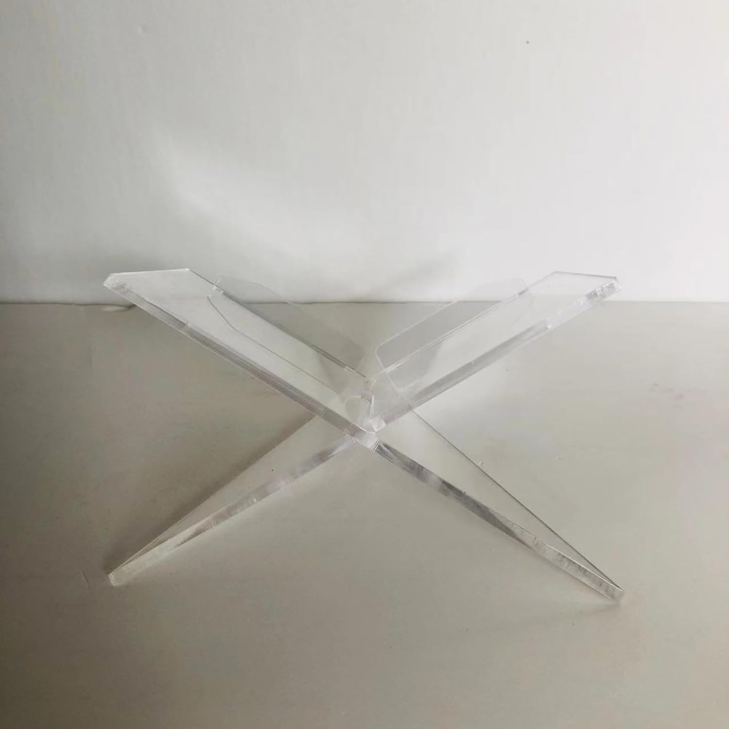 WBANGIAO Clear Acrylic Book Stand for Reading and Display