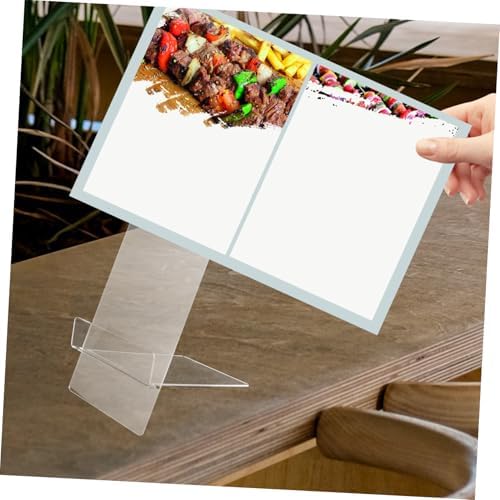 Zerodeko Practical Acrylic Reading Stand for Kitchen and Home