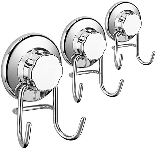SANNO Suction Cup Hook Holder Set of 3