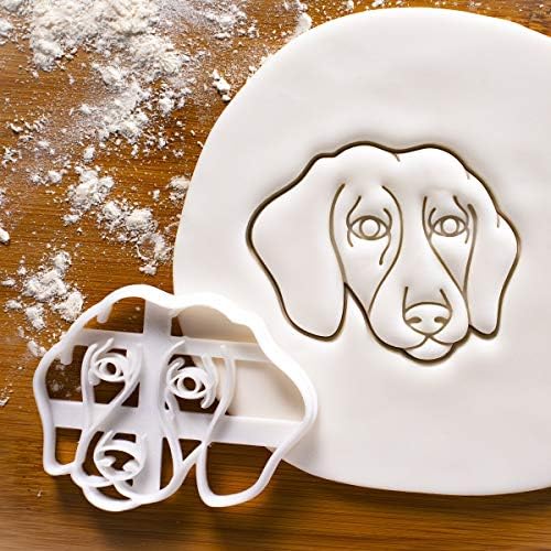 Short Haired Dachshund Face Cookie Cutter - 1 Piece Bakerlogy