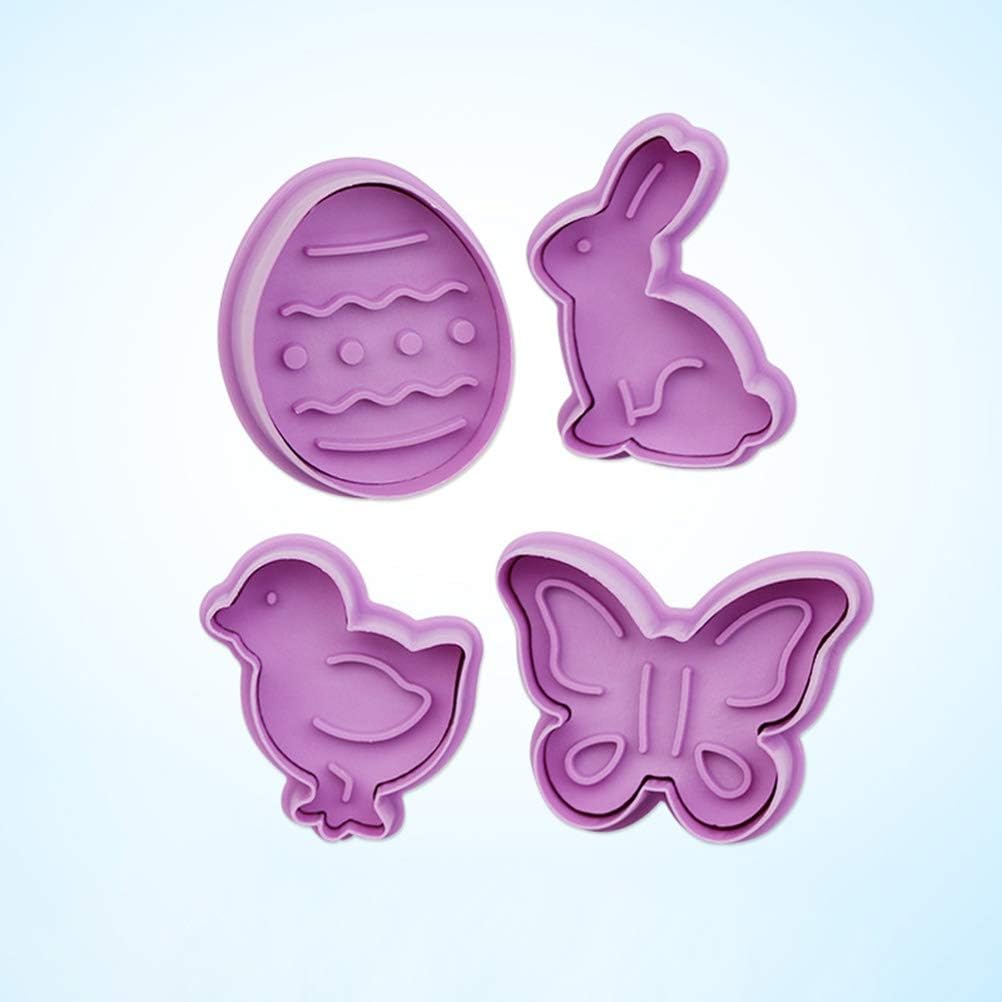 Mrisata Easter Animal Shape Cookie Cutter Set