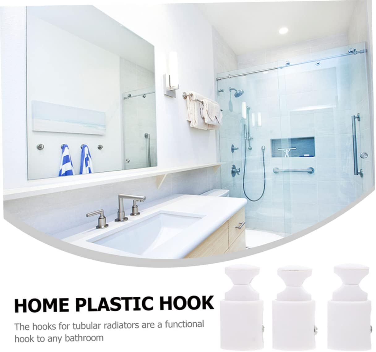 Cabilock 3PCS Radiator Towel Hangers for Bathroom Kitchen