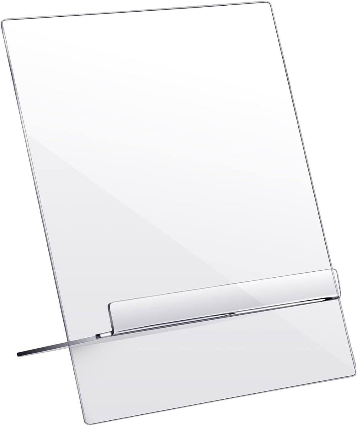 Acrylic Cookbook Holder for Kitchen Counter Clear and Adjustable
