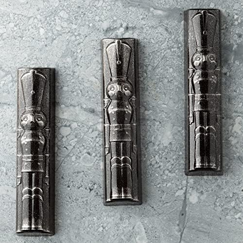 Greyas CM 3917 Clear Chocolate Mold with 6 Nutcracker Cavities 1