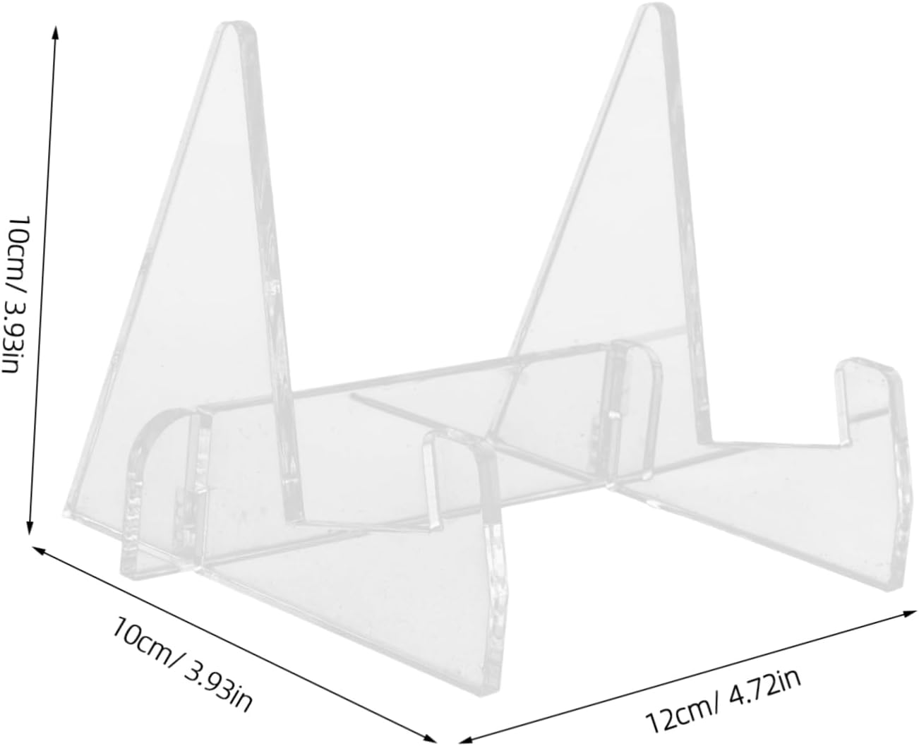 Adjustable Acrylic Bookstand for Cooking Books CDs and More
