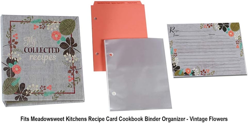 Meadowsweet Kitchens Recipe Card Sleeve Protectors