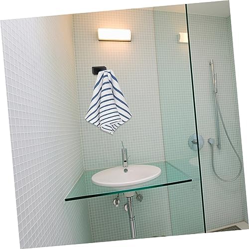 LALADEFIEE Solid Wooden Coat Hooks Modern Wall Hanging Hooks Smooth Edge Bathroom Use