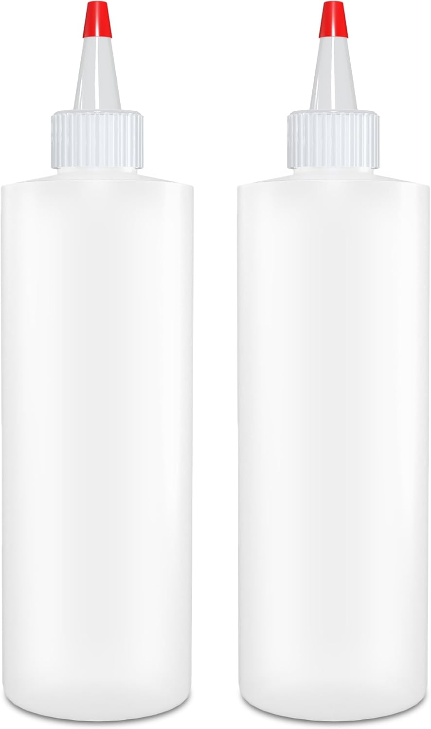 BRIGHTFROM 12 oz Condiment Squeeze Bottles Set of 2