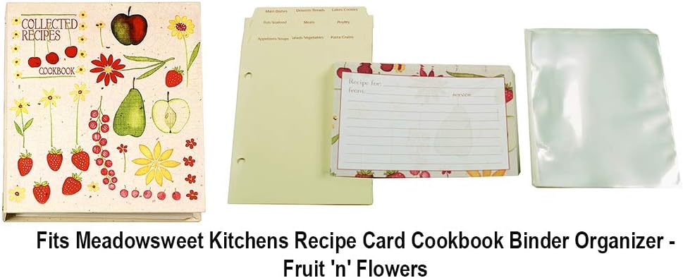 Meadowsweet Kitchens Recipe Card Sleeve Protectors