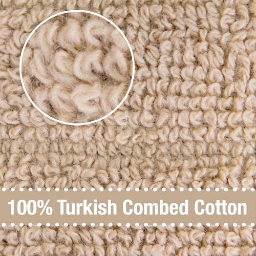 All-Clad Solid Kitchen Towel - 17x30 Inches 100 Cotton 1-Pack Cappuccino