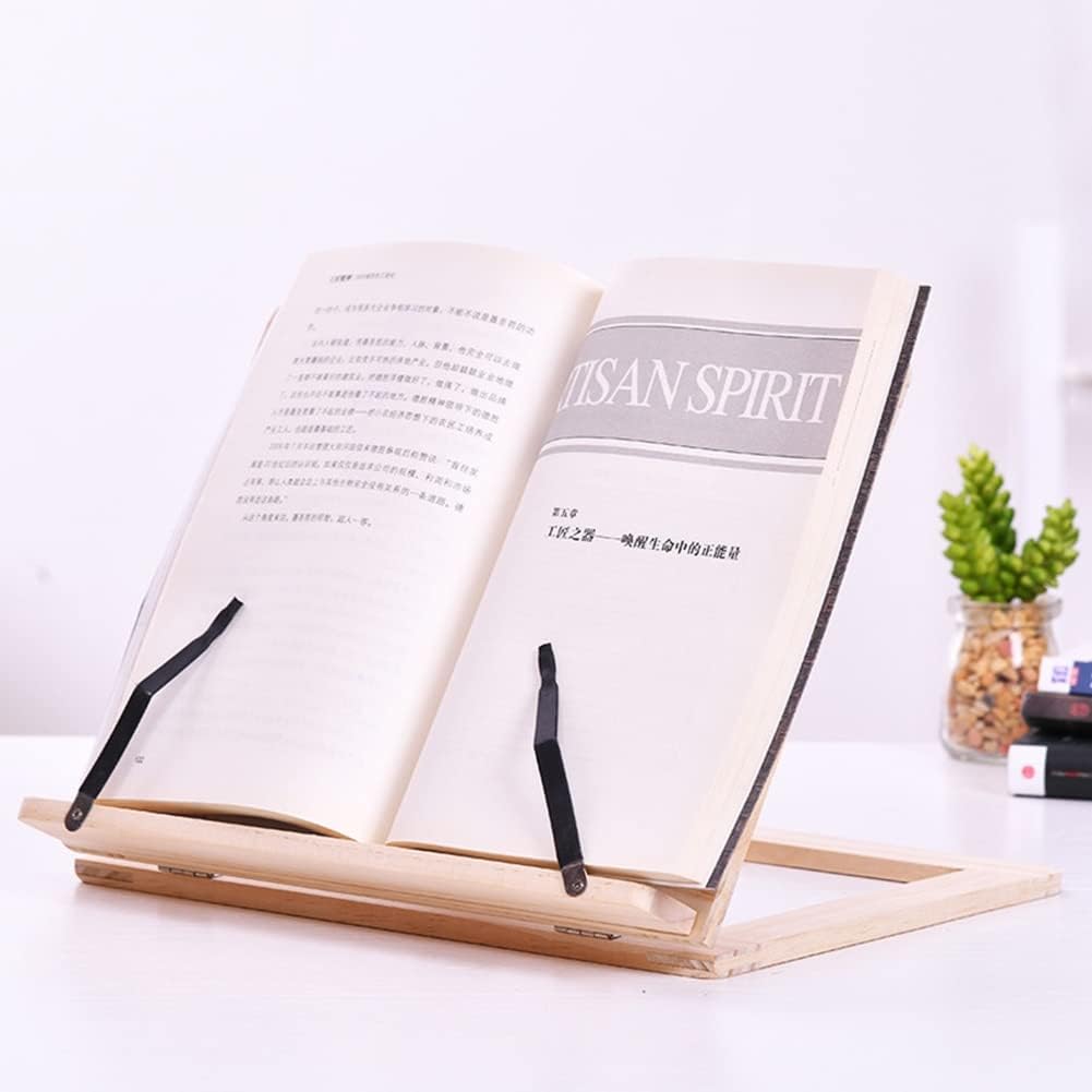 Adjustable Foldable Cookbook Stand for Home Office