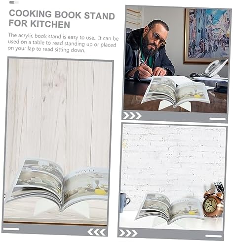 BIUDECO 1 Set Book Stand for Reading and Recipe Use