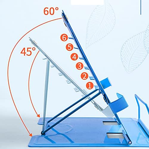 Adjustable Foldable Book Stand for Cookbook and Recipe Holders
