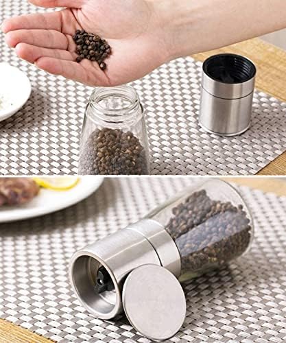 Adjustable Spice Grinder Set - Stainless Steel Ceramic