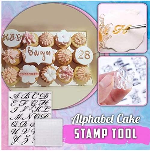 Alphabet Cake Stamping Tool for Cookies and Cakes