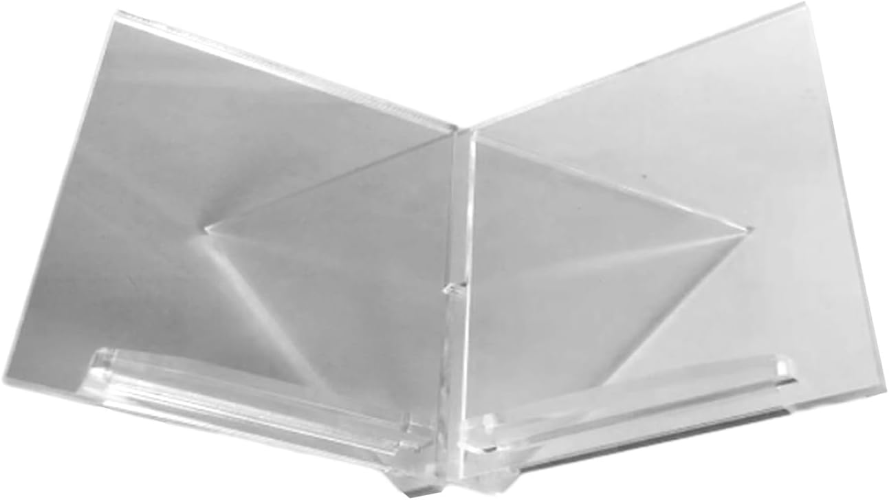 WBANGIAO Clear Acrylic Book Stand for Reading and Display