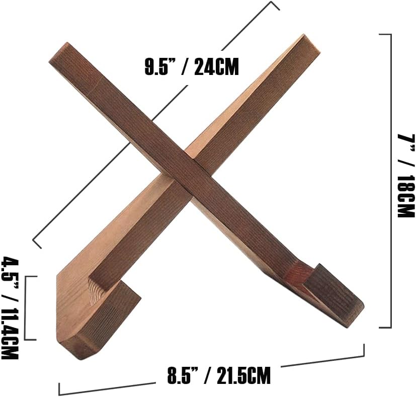 YY YEARCHY Cookbook Stand Holder with X Design