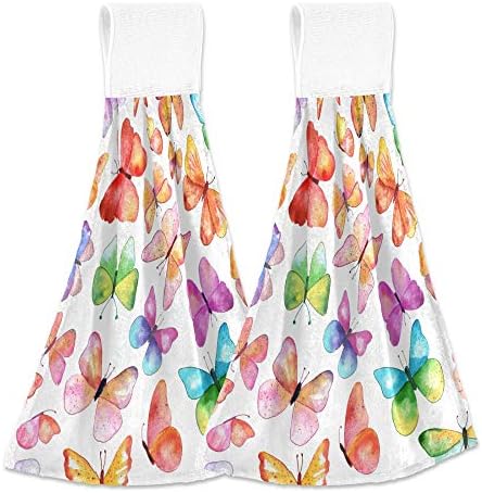 Aslsiy Butterfly Dish Towels Set of 2 1