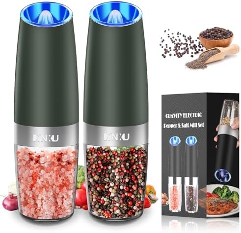 XinXu Gravity Electric Salt Pepper Grinder Set
