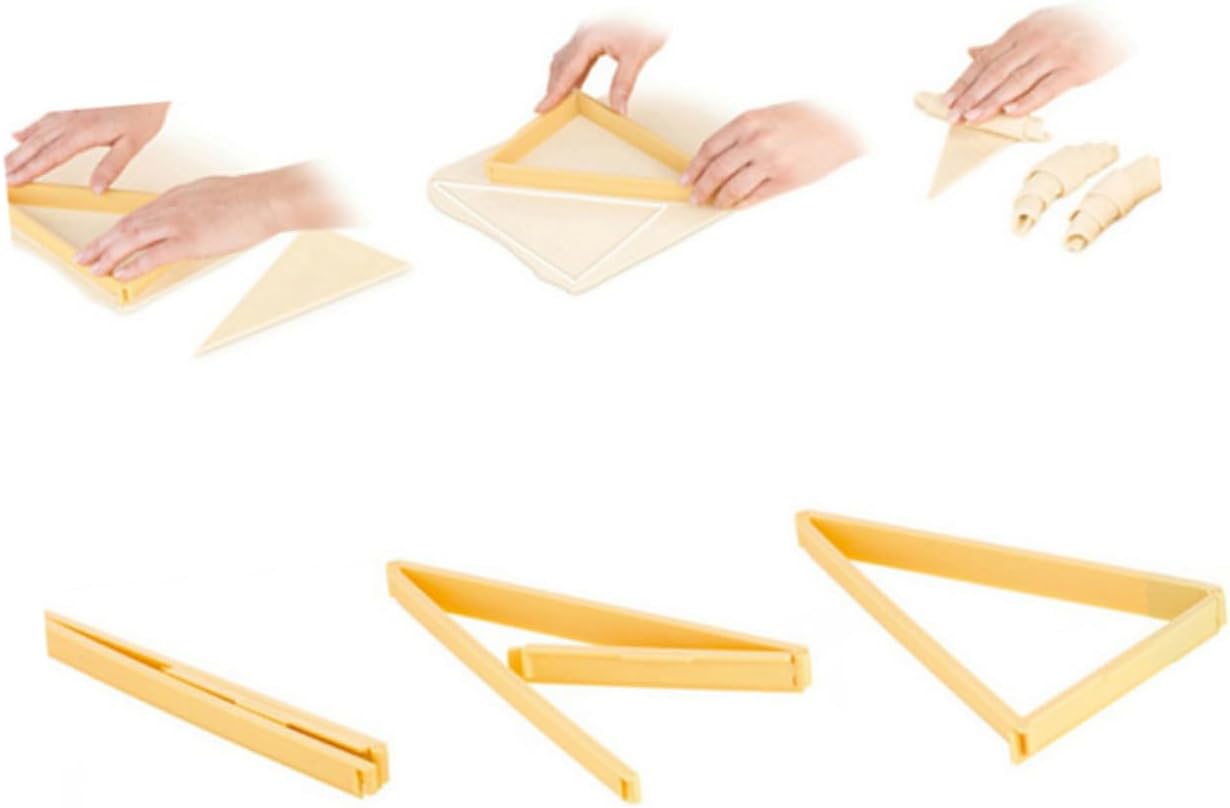 GRIRIW Set of 2 Triangle Croissant Cutters 1