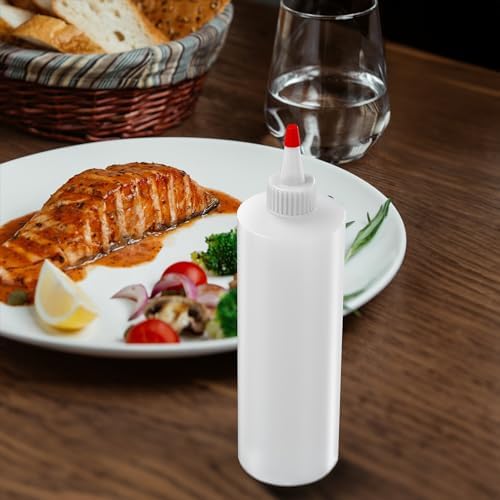 BRIGHTFROM 12 oz Condiment Squeeze Bottles Set of 2
