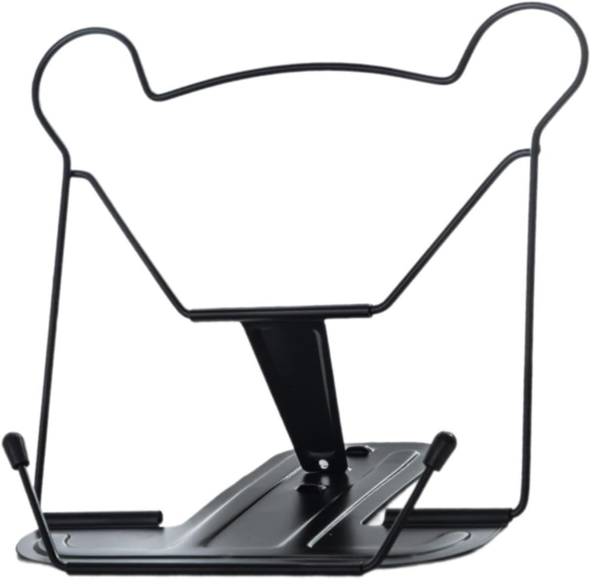 Modern Metal Book Stand Black for Home Office