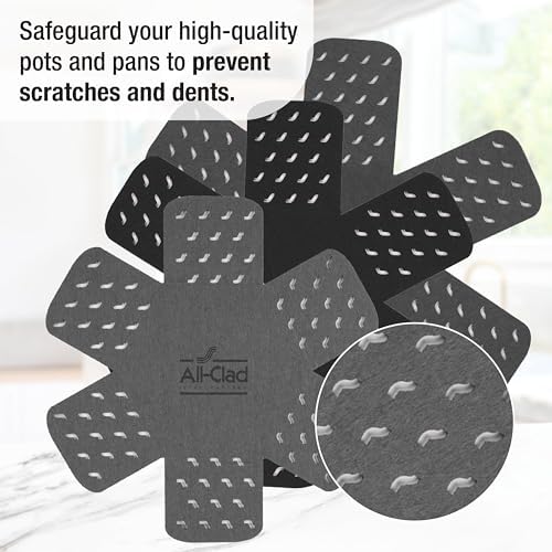 All-Clad 3-Piece Cookware Protectors - BlackGrey