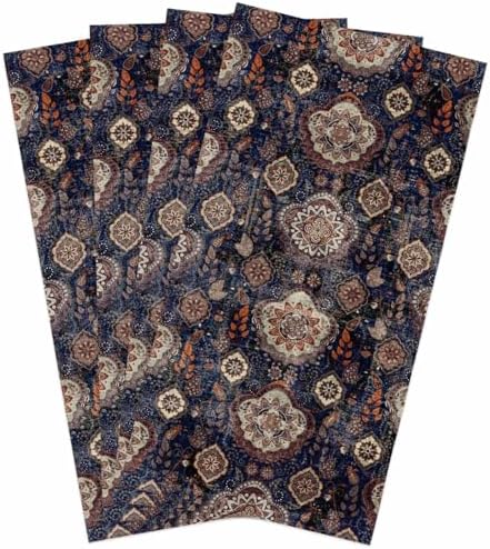 ZOE GARDEN Boho Flower Dish Towels 4-PC Set
