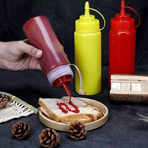 NF Yellow Condiment Squeeze Bottle for Kitchen