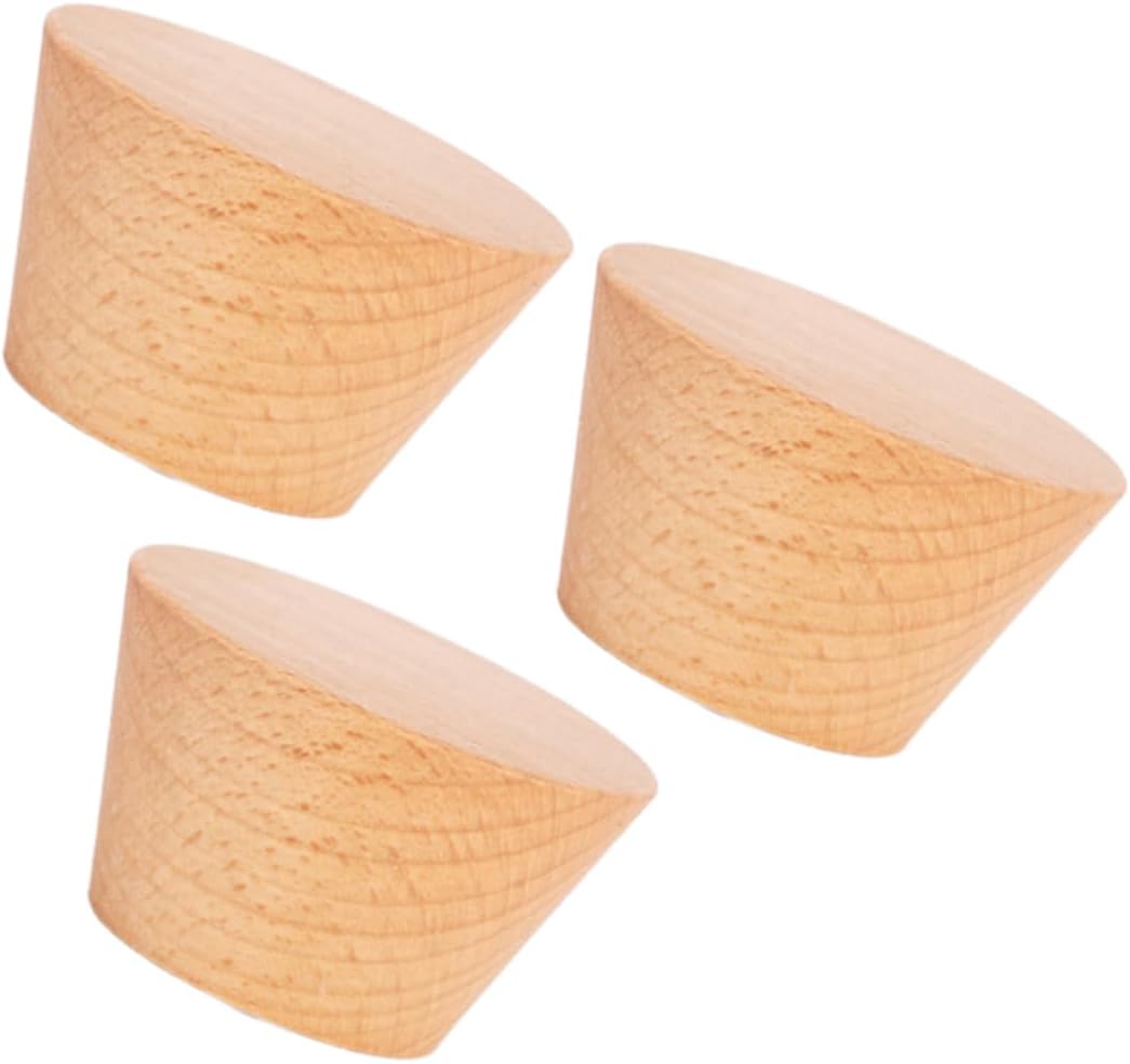 MAGICLULU 3pcs Wooden Hooks for Home Kitchen Bathroom