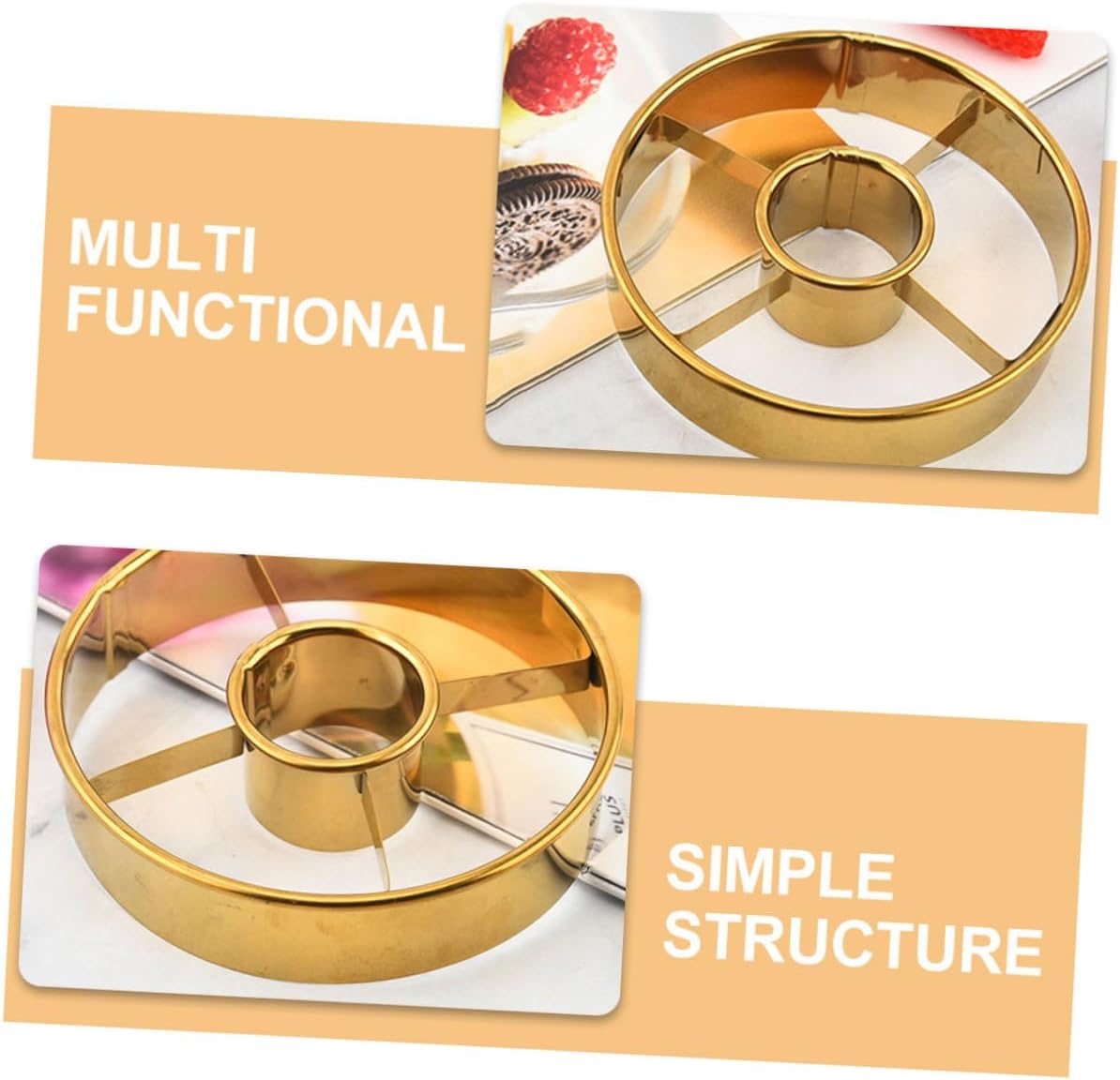 Hoement Doughnut Shaper Cake Cutting Set
