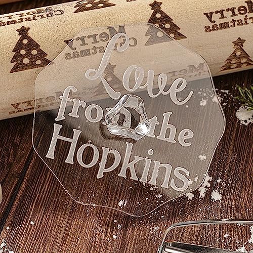 Personalized Cookie Stamp with Family Name 3D Design 1