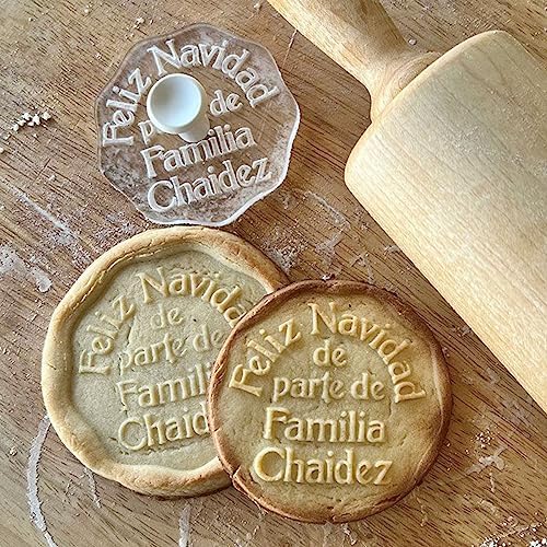 Personalized Cookie Stamp with Family Name 3D Design 1