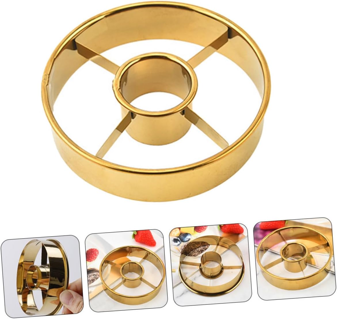 Hoement Doughnut Shaper Cake Cutting Set