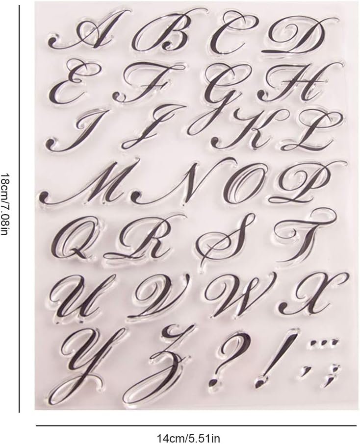 Alphabet Cake Stamping Tool for Cookies and Cakes