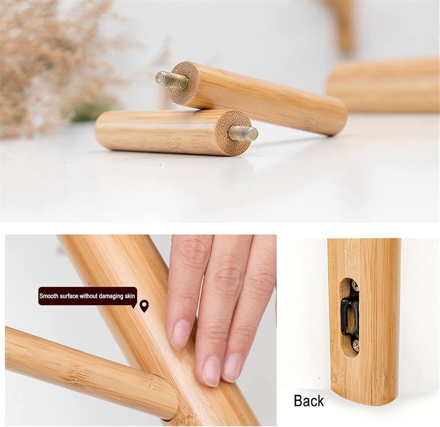 XIAOSAKU Wall Mount Coat Rack with 11 Hooks