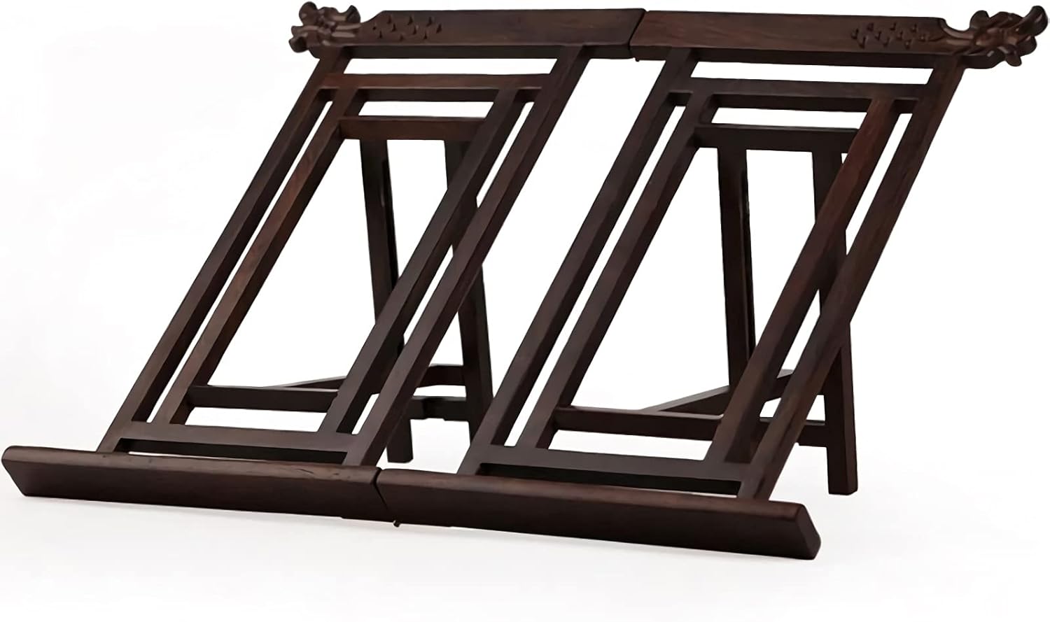 Retro Book Stand for Reading Hands-Free and Adjustable