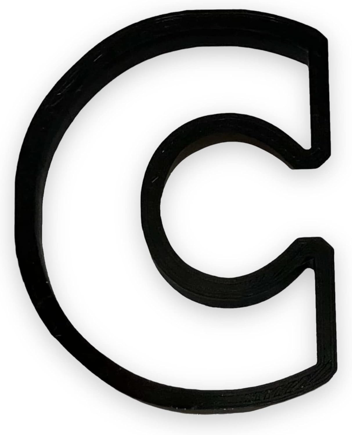 Bundle of Fun C Capital Block Letter Cookie Cutter 4 Inch