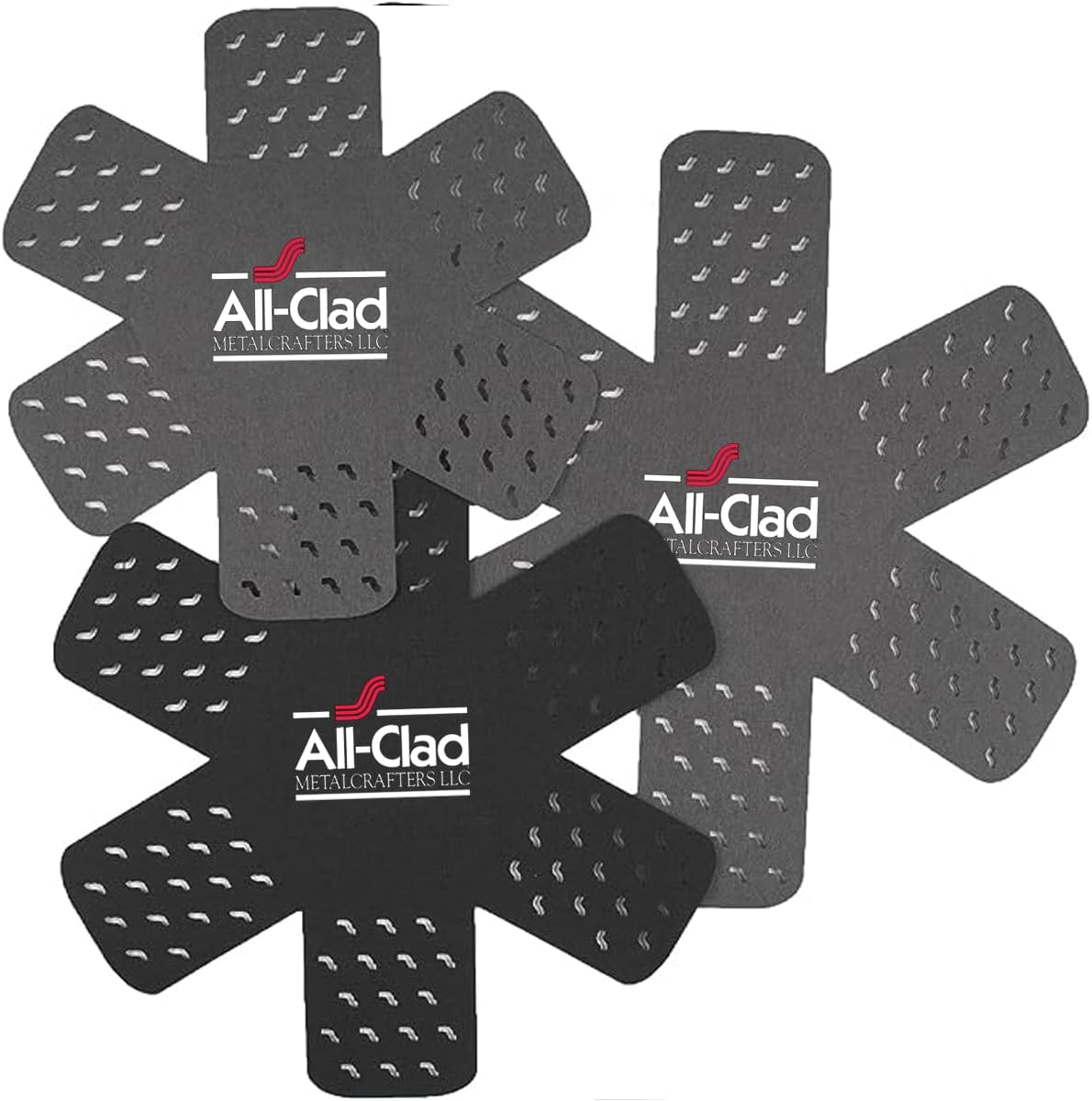 All-Clad 3-Piece Cookware Protectors - BlackGrey
