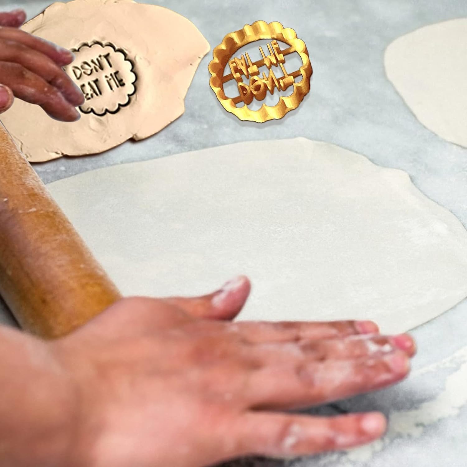 Cakina Fruit Shape Cookie Cutters with Christmas Wishes