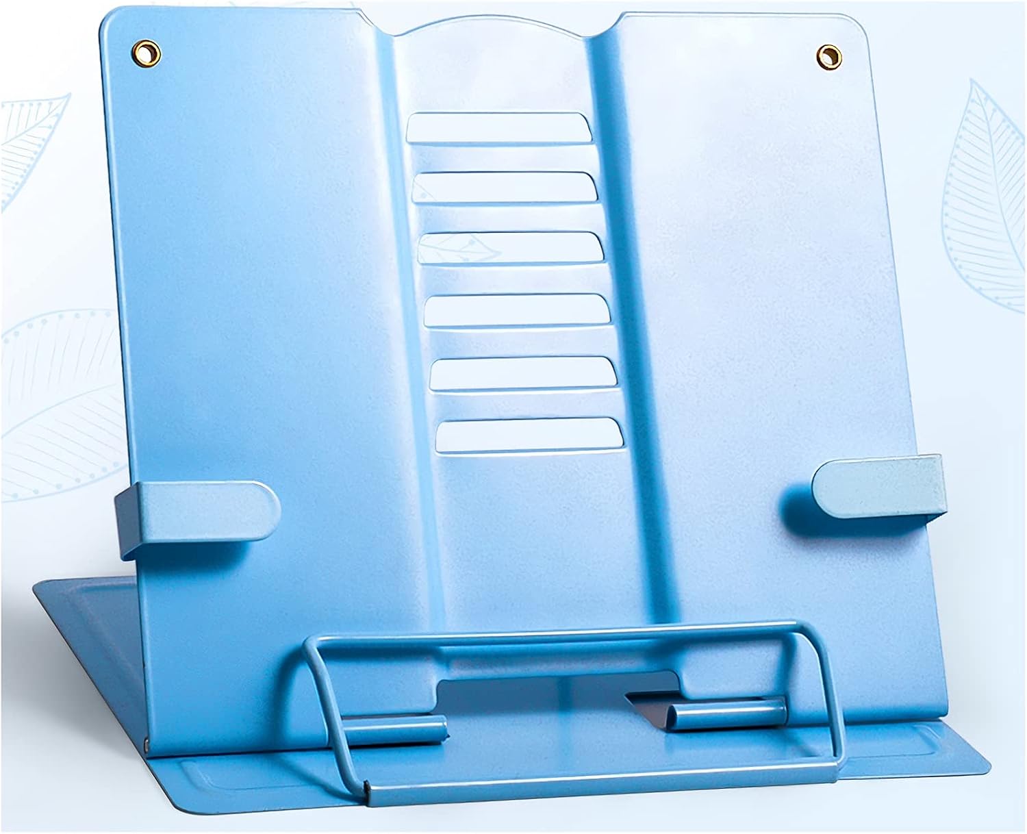 Adjustable Foldable Book Stand for Cookbook and Recipe Holders