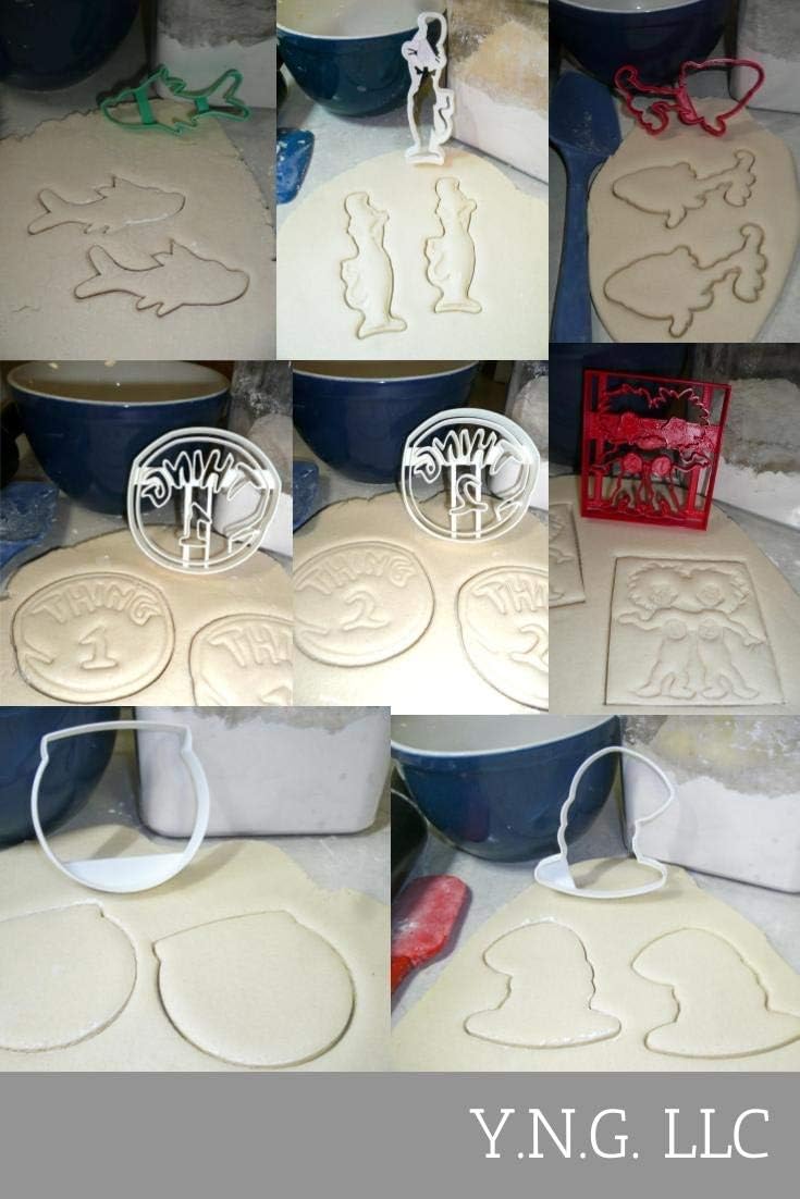 YNGLLC Dr Seuss Cookie Cutters Set of 8