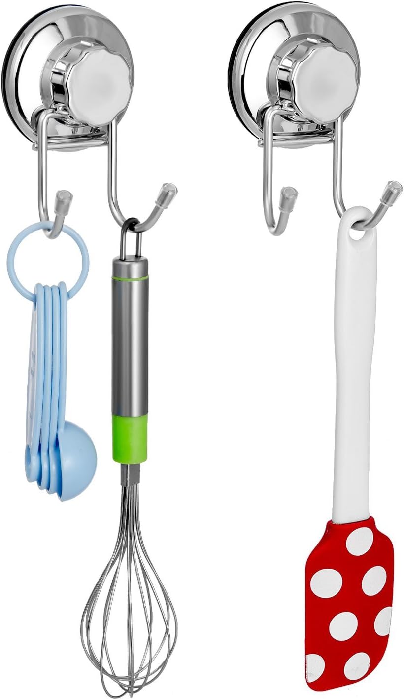 SANNO Suction Cup Hook Holder Set of 3