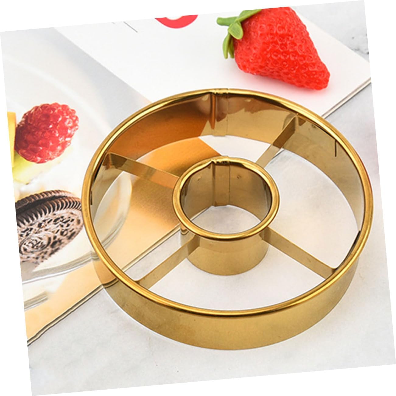 GRIRIW Stainless Steel Donut Mold Baking Tool 1