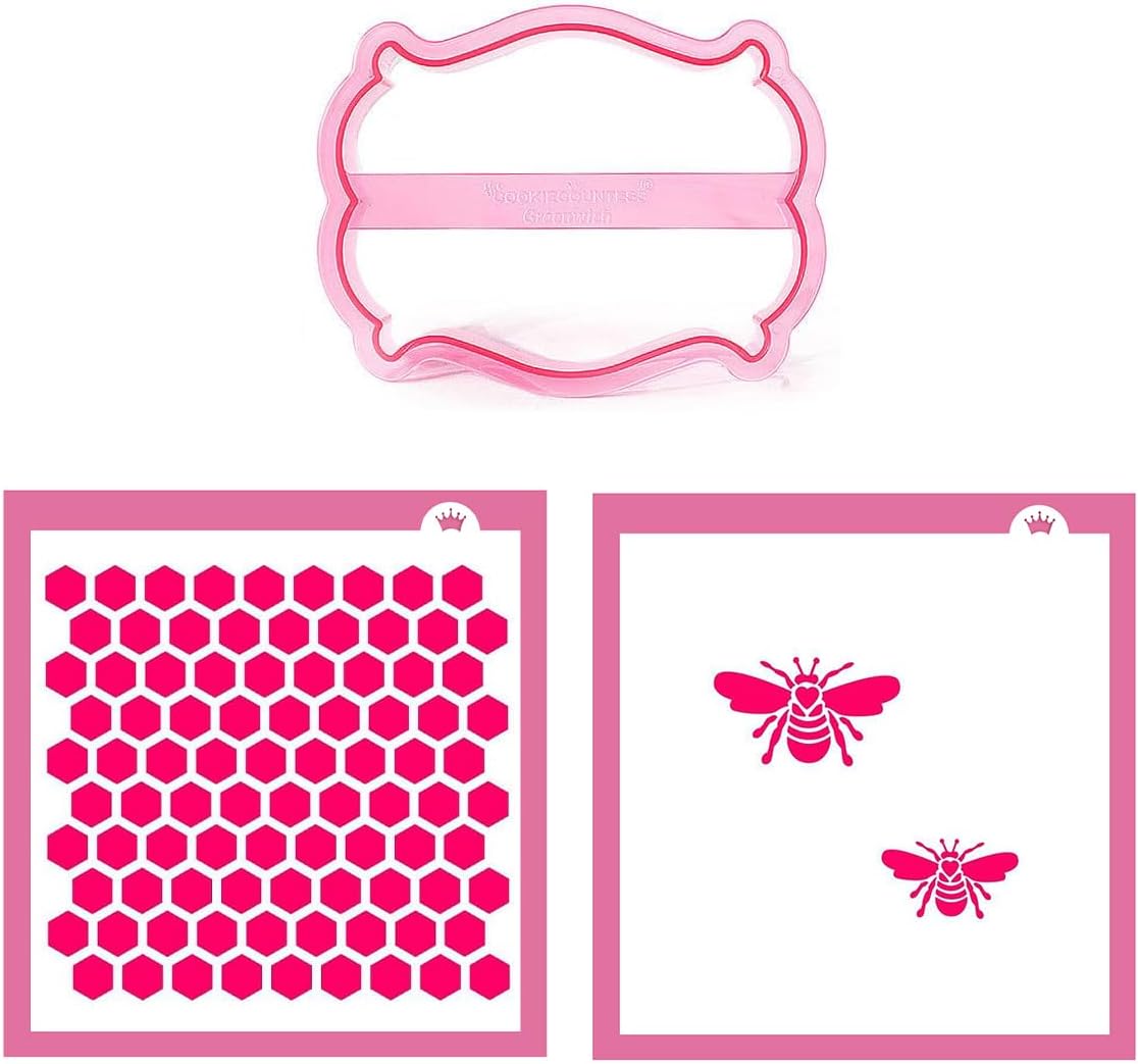 Greenwich Plaque Cookie Cutter with Stencils