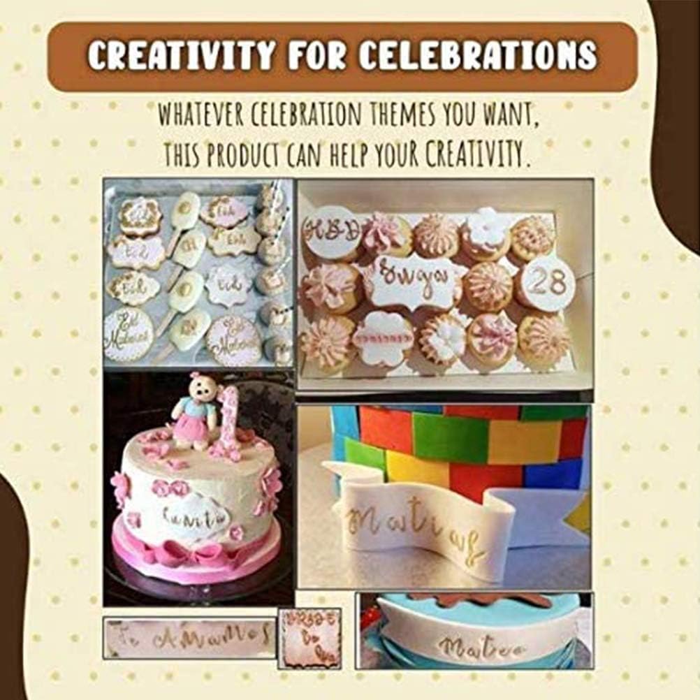 Alphabet Cake Stamping Tool for Cookies and Cakes