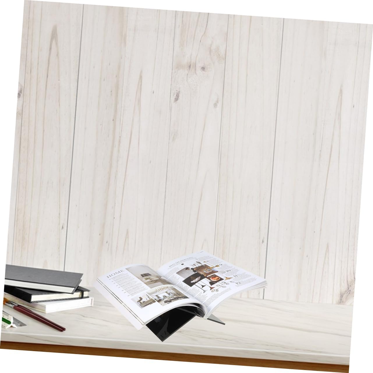 CORHAD Acrylic Book Display Stand for Reading and Kitchen Use