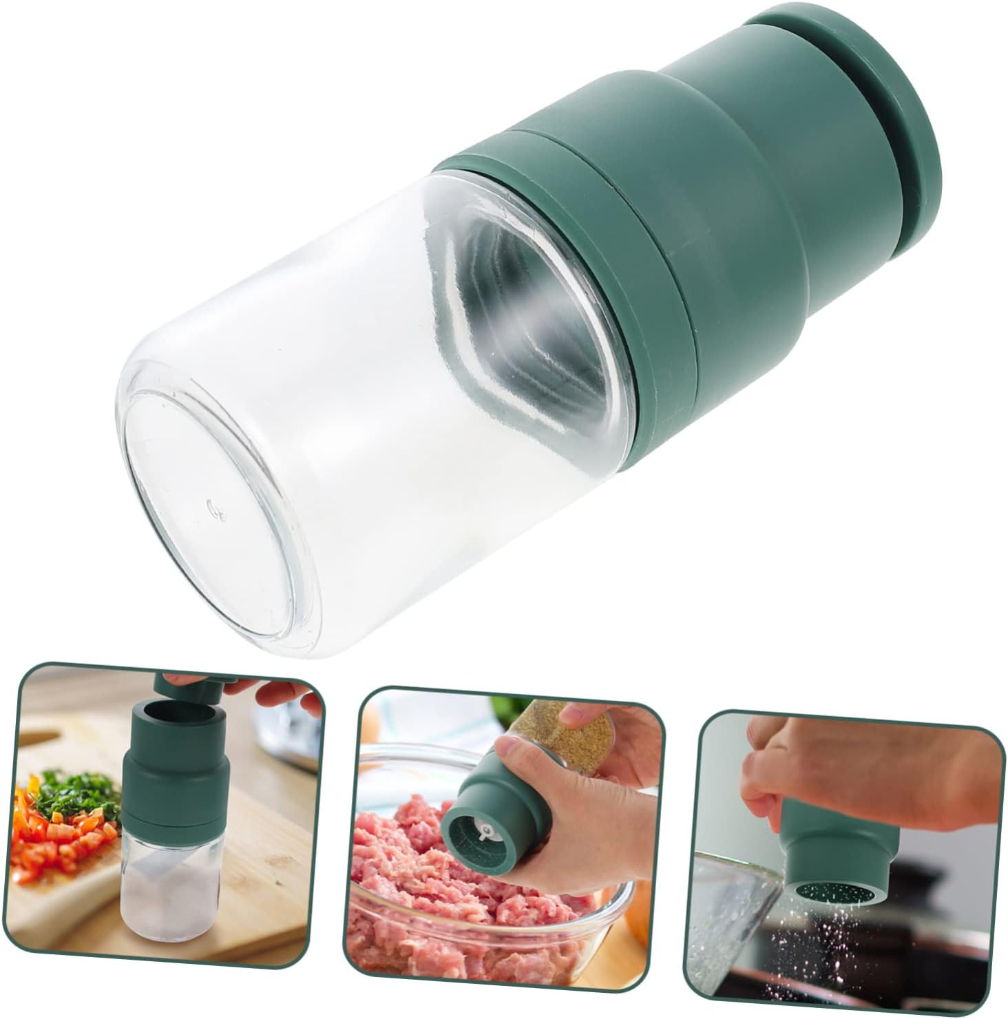 SHOWERORO Rechargeable Pepper Mill with Salt Shaker 1