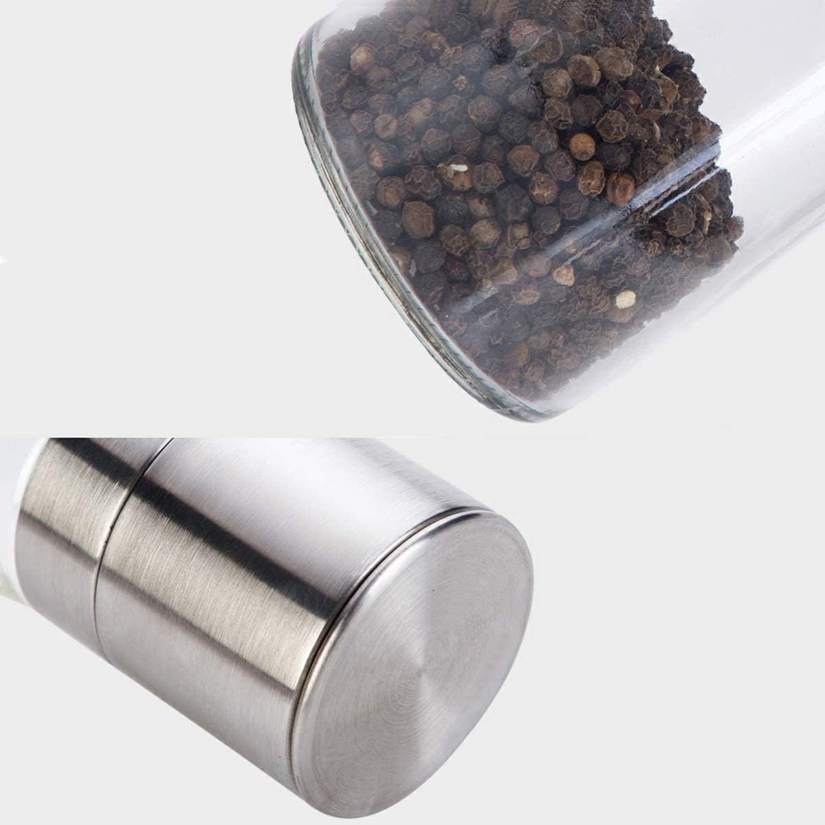 Adjustable Spice Grinder Set - Stainless Steel Ceramic